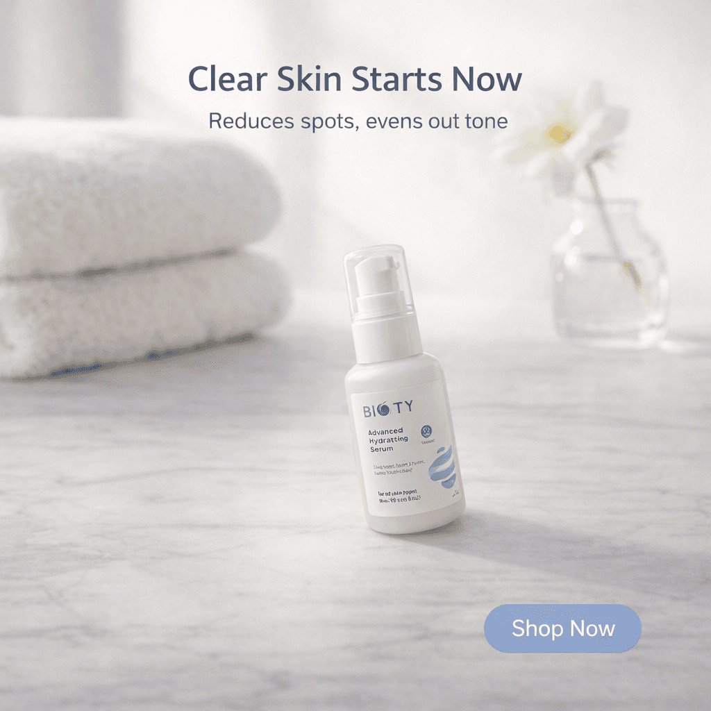 Skincare ad creative example