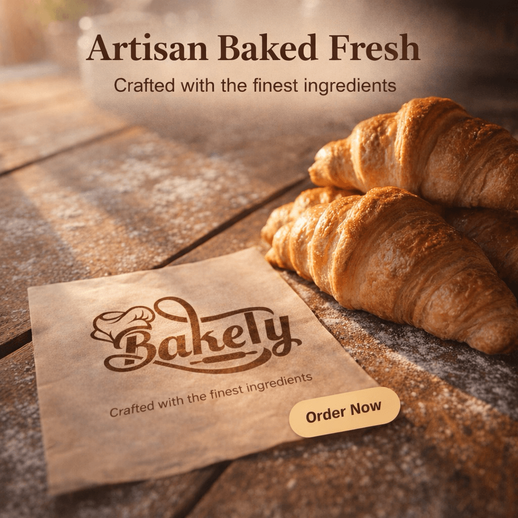 Bakery ad creative example